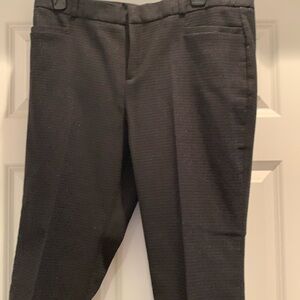 Banana Republic NWT Jackson style pants size 12p. Black with a shimmer